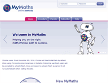 Tablet Screenshot of mymathsonline.com.au